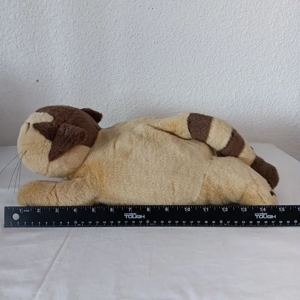 Jacob Cat Sekiguchi Plush Cat Brown Smiling Face Laying Kitty Toy Sven Hartmann